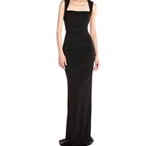 Nicole Miller Felicity Stretchy Matte Jersey Gown